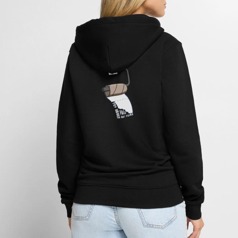 Error 404 Page Not Found. IT Browser Design Unisex Premium Organic Zip Hoodie