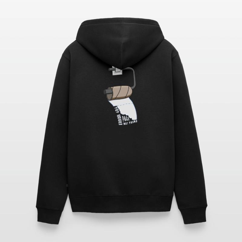 Error 404 Page Not Found. IT Browser Design Unisex Premium Organic Zip Hoodie