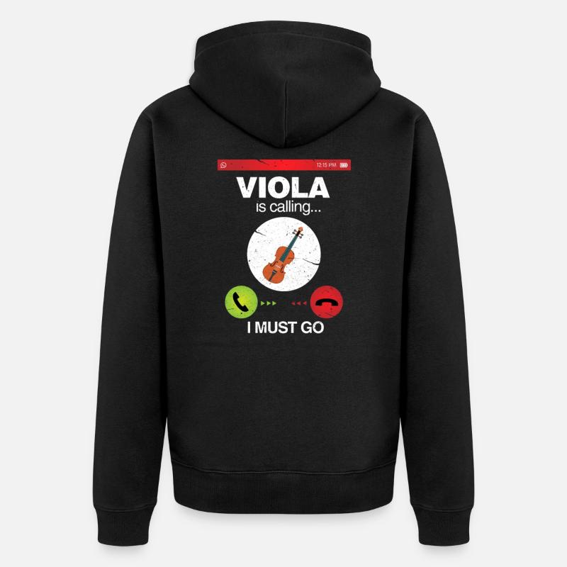 Viola - Veste à capuche bio Premium Unisexe - noir