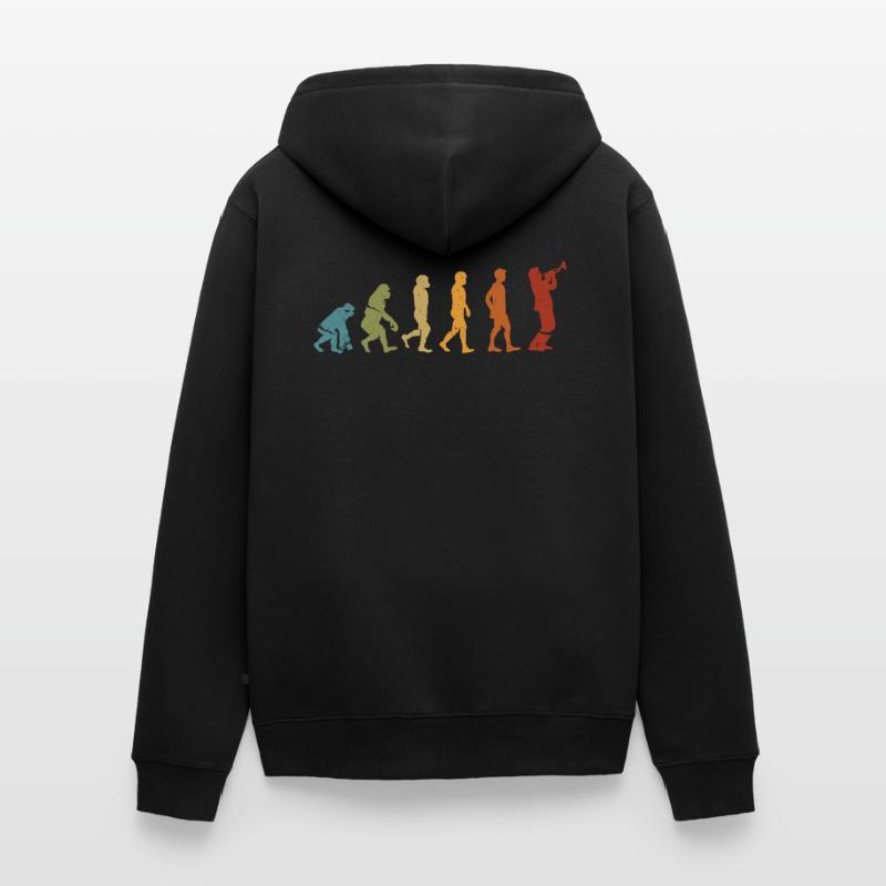 Trompete Evolution Unisex Premium Bio Zip Hoodie
