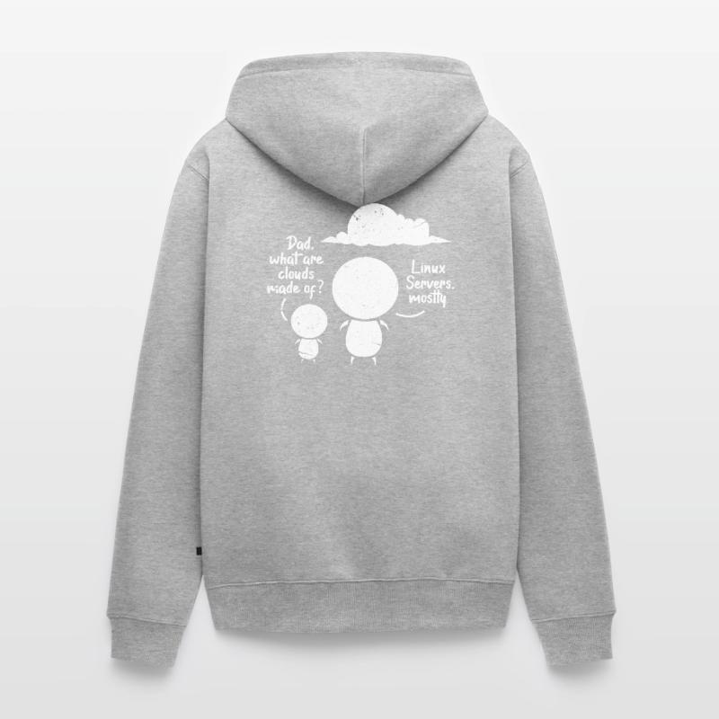 Softwareentwickler Programmierer Software Linux Unisex Premium Bio Zip Hoodie