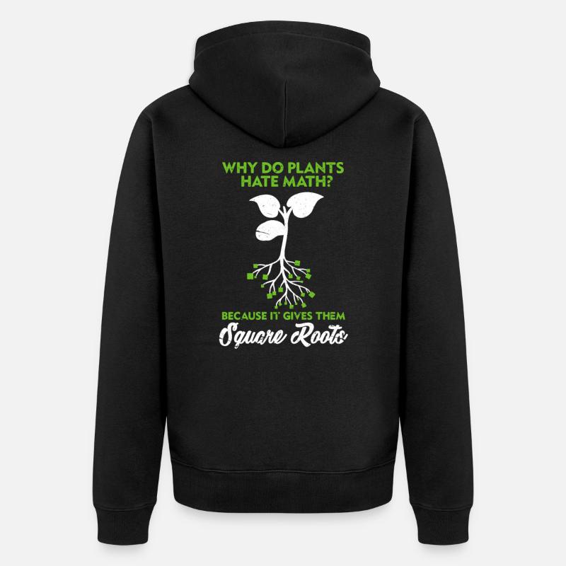 math - Veste à capuche bio Premium Unisexe - noir