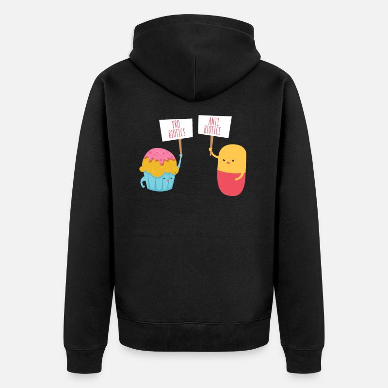 science - Veste à capuche bio Premium Unisexe - noir