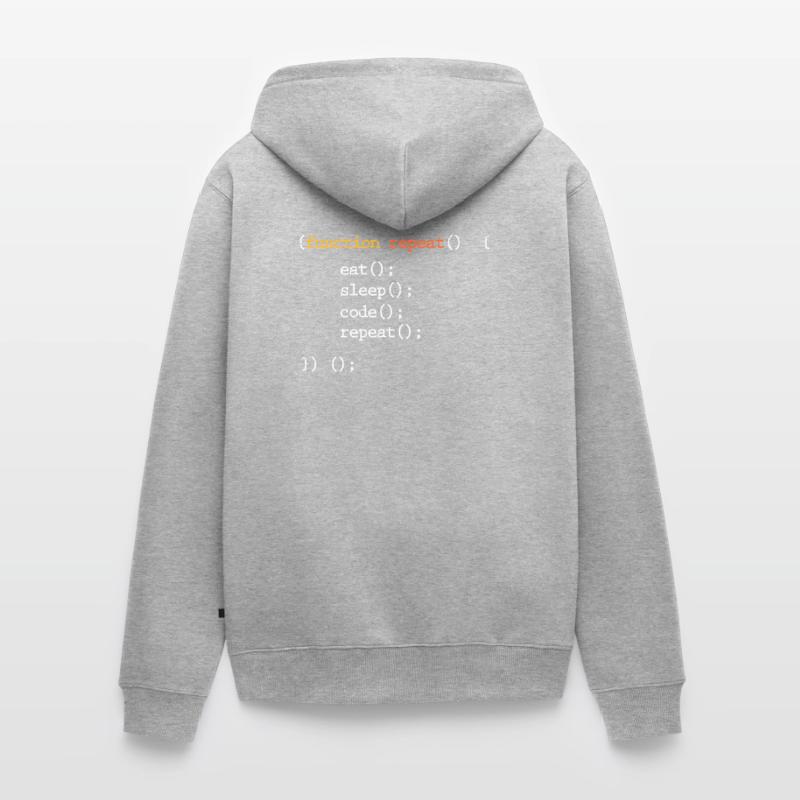 Programmeur Coder Programmer Informatique Geek Veste à capuche bio Premium Unisexe