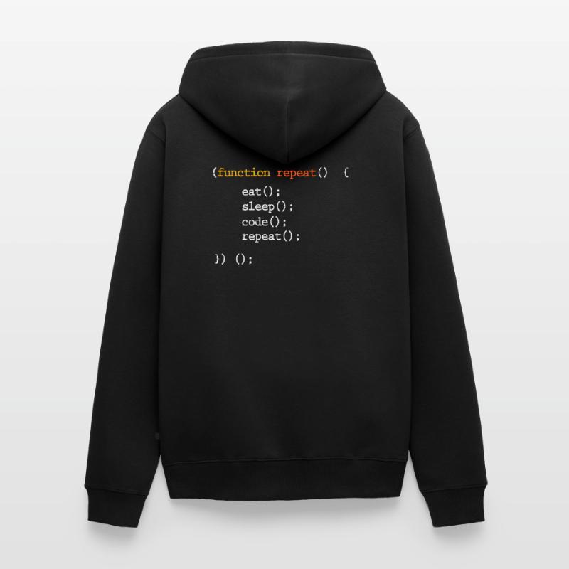 Programmeur Coder Programmer Informatique Geek Veste à capuche bio Premium Unisexe
