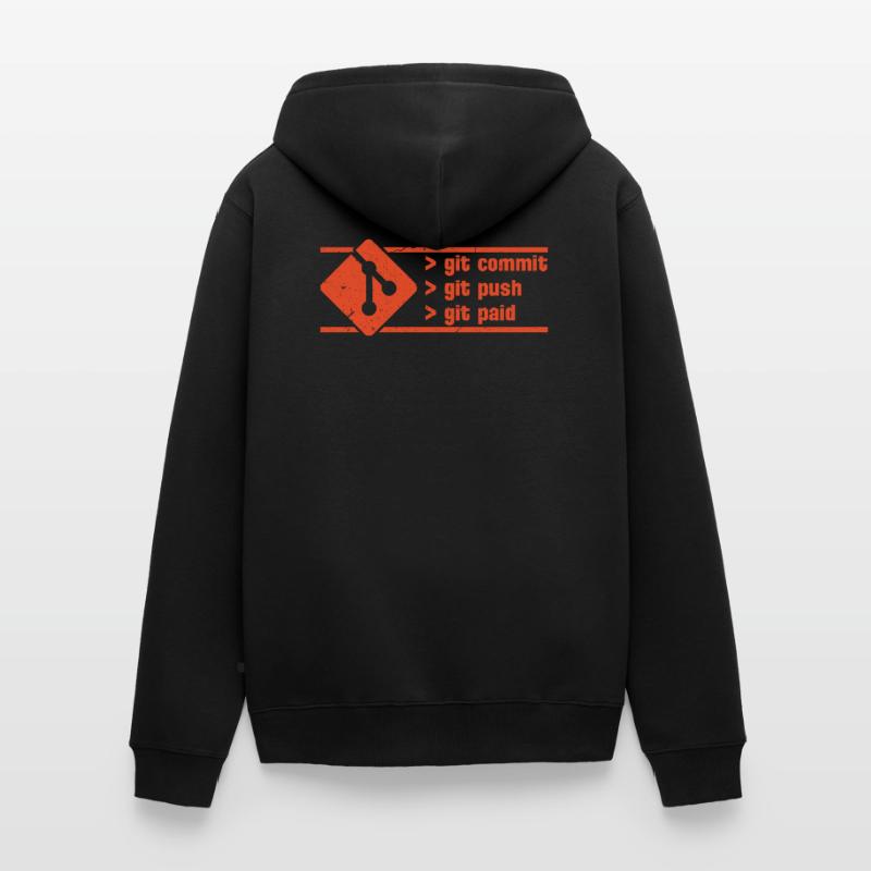 Programmeur codeur cadeau code informatique Veste à capuche bio Premium Unisexe