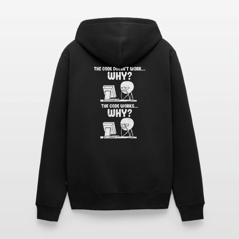 Programmierer Unisex Premium Bio Zip Hoodie