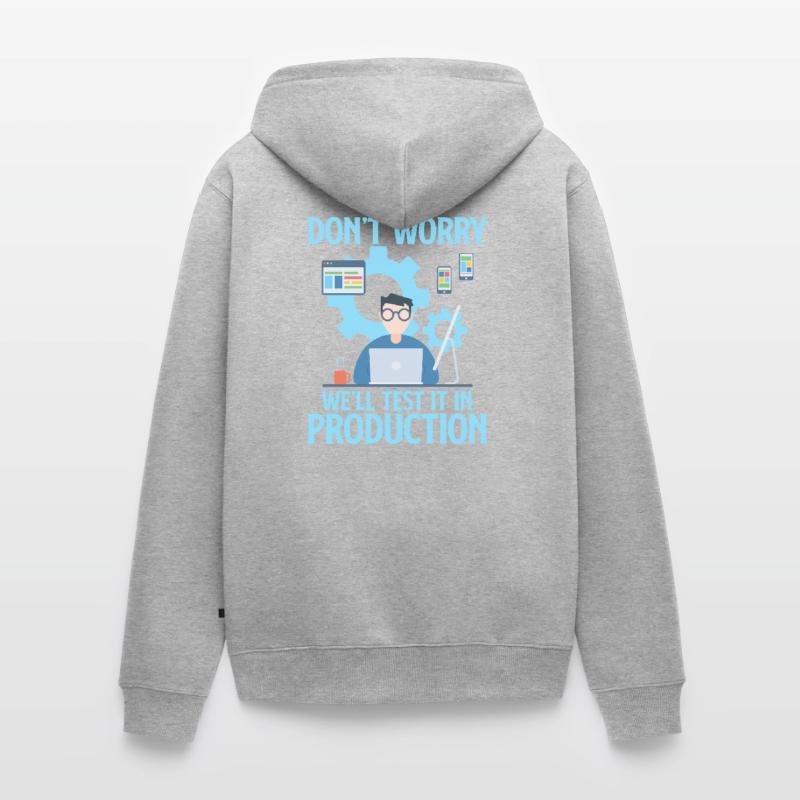 Programmeur codeur programmation informatique codeur Veste à capuche bio Premium Unisexe