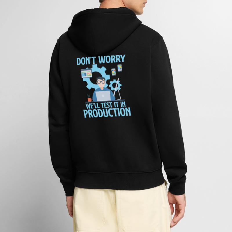 Programmeur codeur programmation informatique codeur Veste à capuche bio Premium Unisexe