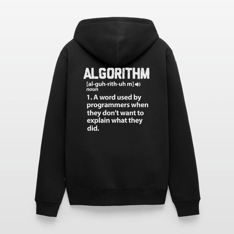 Programmierer Unisex Premium Bio Zip Hoodie