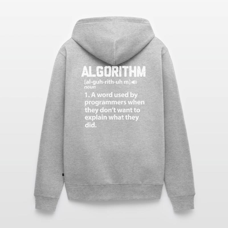 Cadeau de programmation codeur codeur programmeur Veste à capuche bio Premium Unisexe