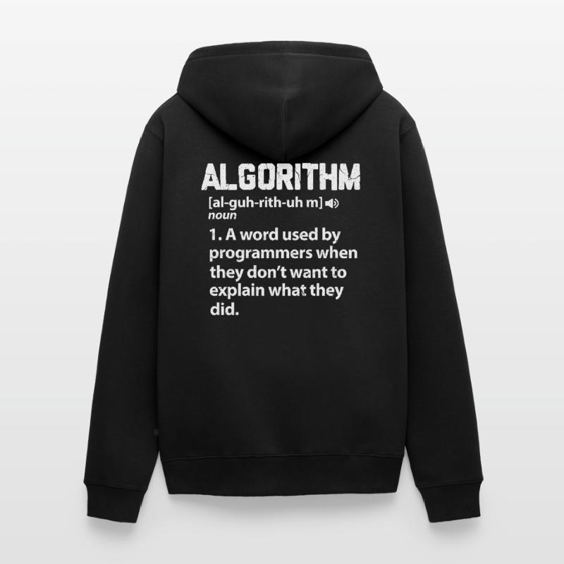 Cadeau de programmation codeur codeur programmeur Veste à capuche bio Premium Unisexe
