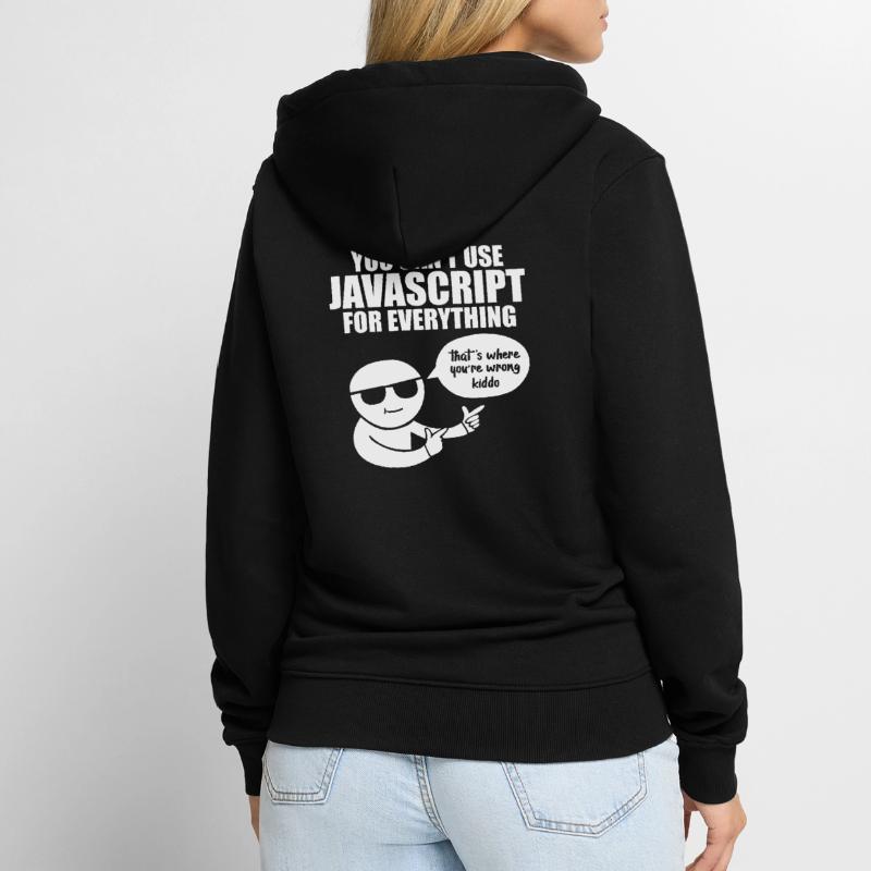 Programmer Javascript Unisex Premium Organic Zip Hoodie