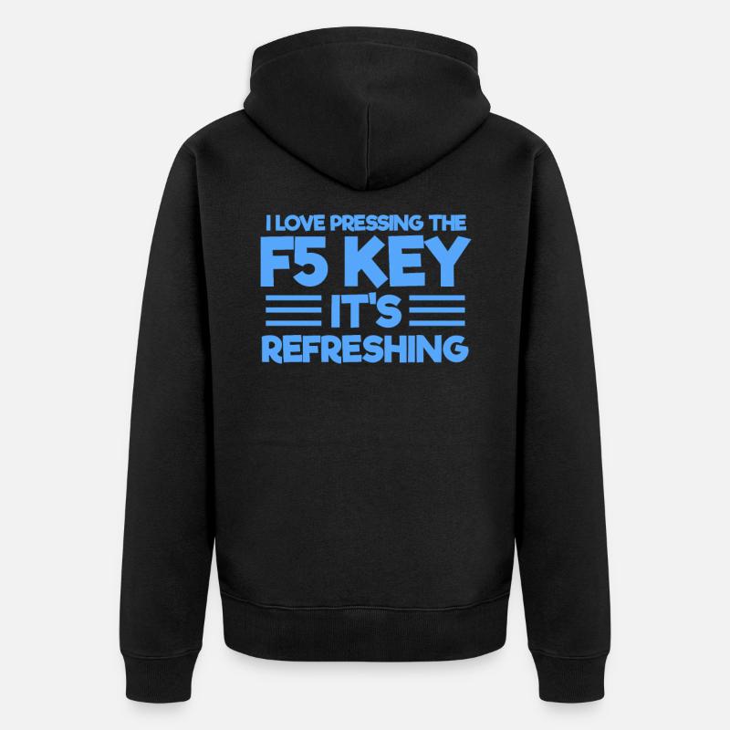 Programmeur - Veste à capuche bio Premium Unisexe - noir