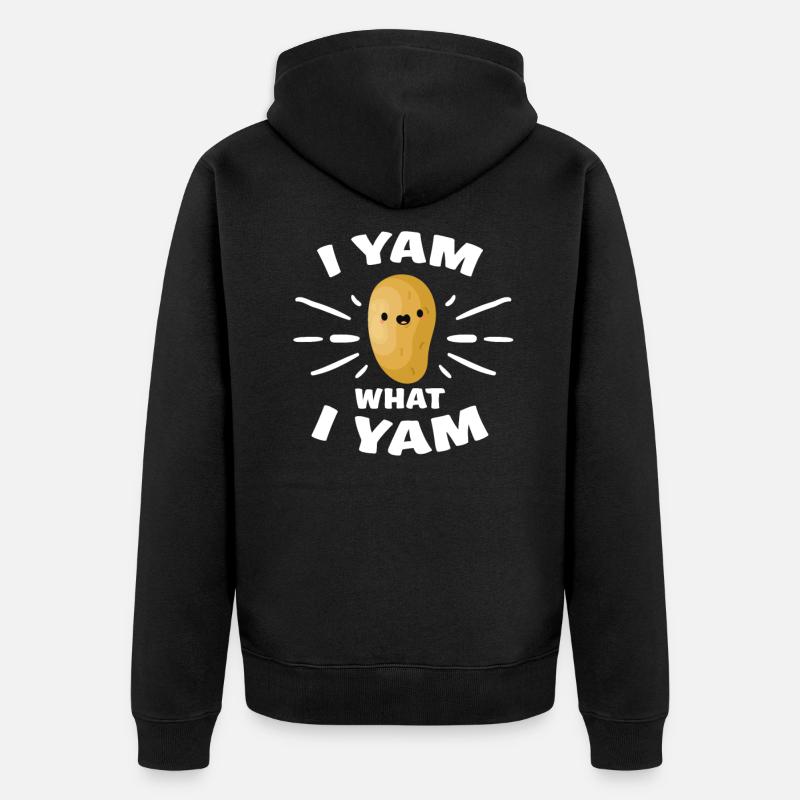 pomme de terre - Veste à capuche bio Premium Unisexe - noir