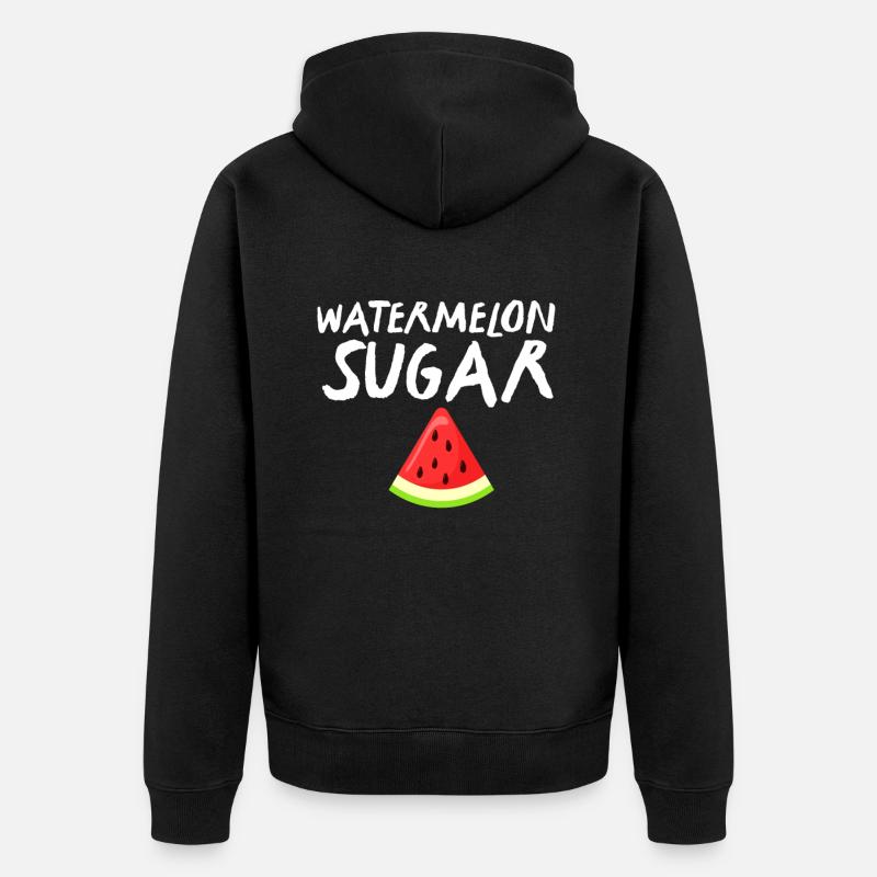 WATERMELON SUGAR CADEAU D’ANNIVERSAIRE - Veste à capuche bio Premium Unisexe - noir