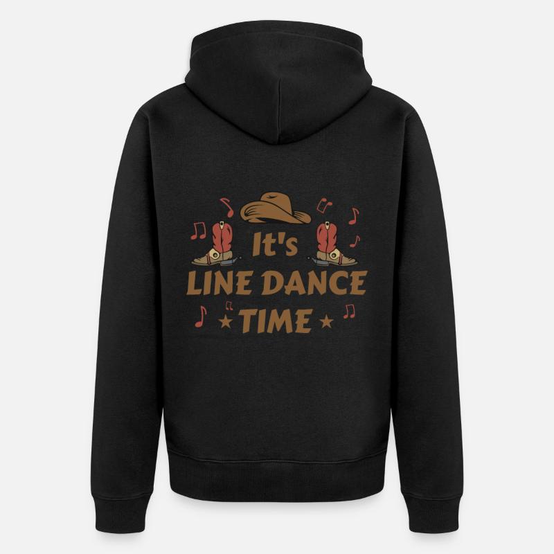 Linedance - Veste à capuche bio Premium Unisexe - noir