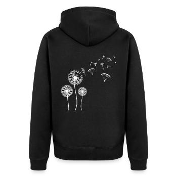 Parapente - Veste à capuche bio Premium Unisexe - noir - Dos - Nico (187cm)