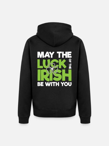 Irlande - Veste à capuche bio Premium Unisexe - noir