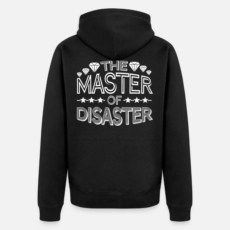 The Master of Disaster - Veste à capuche bio Premium Unisexe - noir