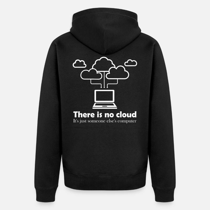 Database Data SQL Programmer Administration - Unisex Premium Organic Zip Hoodie - black