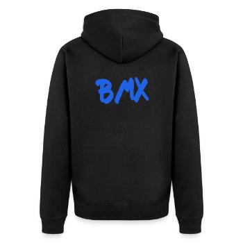 BMX - Veste à capuche bio Premium Unisexe - noir - Dos - Nico (187cm)