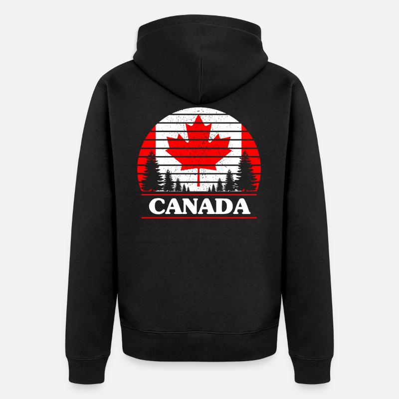 Canada - Veste à capuche bio Premium Unisexe - noir