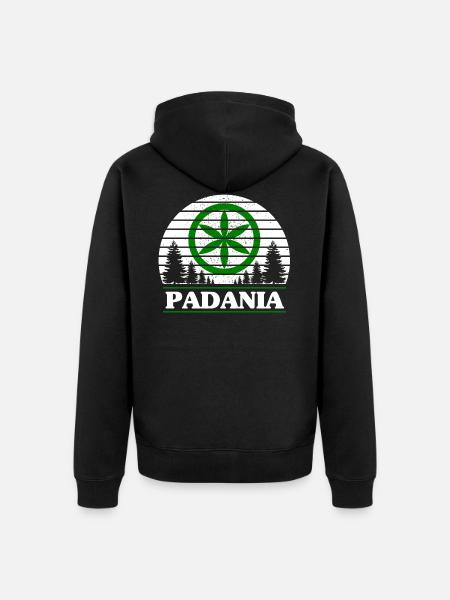 Padanie - Veste à capuche bio Premium Unisexe - noir