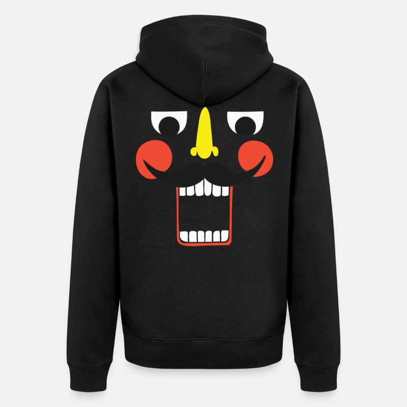 Grimace Noël - Veste à capuche bio Premium Unisexe - noir