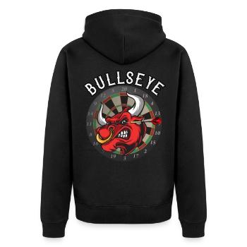 Bullseye Darts Fan Dartpfeil Dartboard - Veste à capuche bio Premium Unisexe - noir - Dos - Nico (187cm)
