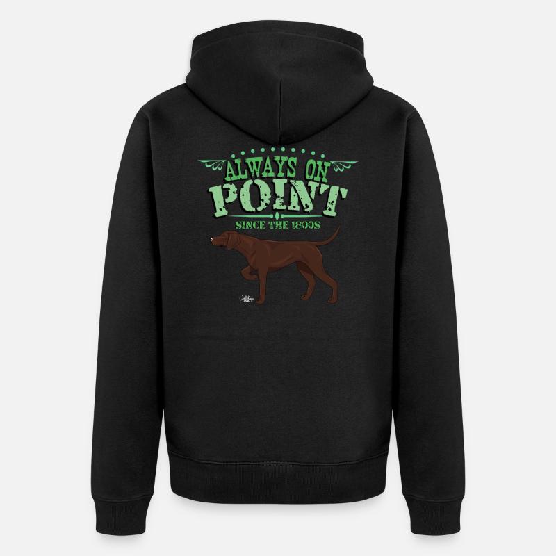 ssonpoint3 - Veste à capuche bio Premium Unisexe - noir