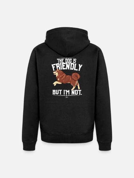 slkfriendly4 - Unisex Premium Bio Zip Hoodie - Schwarz