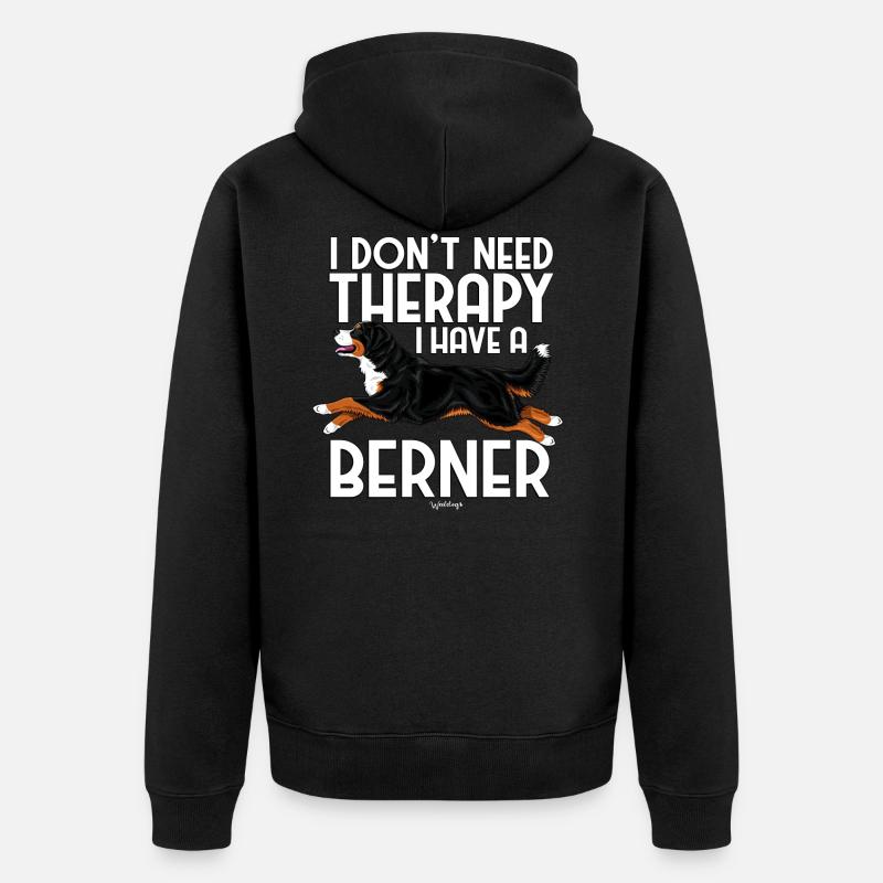 Bernese Berner Thérapie 4 - Veste à capuche bio Premium Unisexe - noir