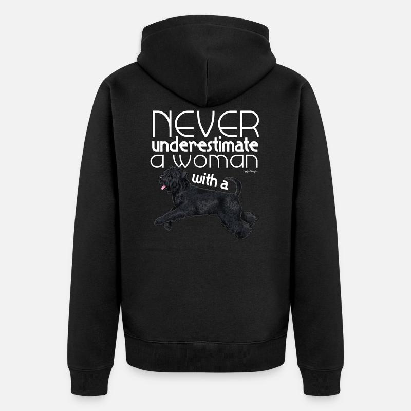 Bouvier Underestimate - Veste à capuche bio Premium Unisexe - noir