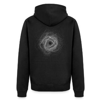 Constellation - Veste à capuche bio Premium Unisexe - noir - Dos - Nico (187cm)