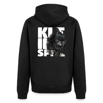 NASSU Klein 006 - Veste à capuche bio Premium Unisexe - noir - Dos - Nico (187cm)