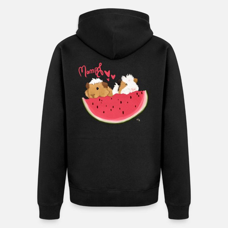 mampf - Veste à capuche bio Premium Unisexe - noir