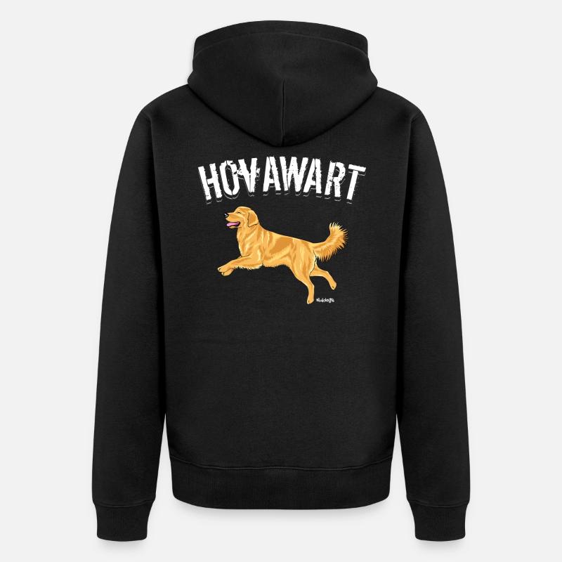 Hovawart III - Veste à capuche bio Premium Unisexe - noir