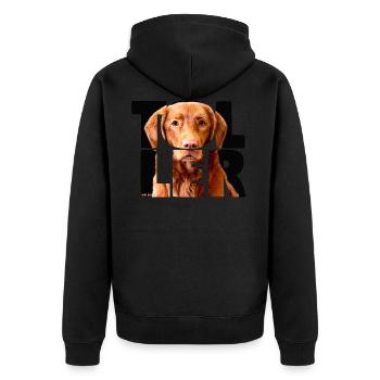 Toller NASSU III - Veste à capuche bio Premium Unisexe - noir - Dos - Nico (187cm)