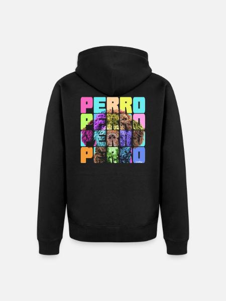 NASSU - Perro Carneval - Unisex Premium Organic Zip Hoodie - black