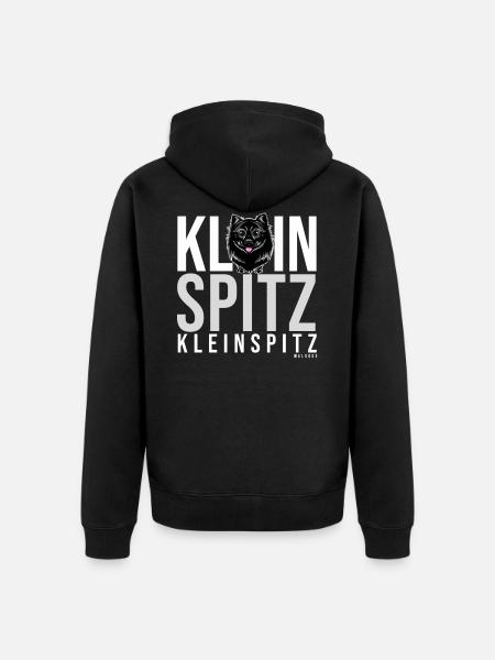 KLEINSPITZ V - Unisex Premium Organic Zip Hoodie - black