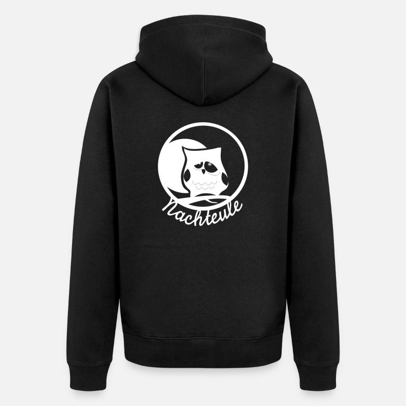 NUITÉE (s) - Veste à capuche bio Premium Unisexe - noir