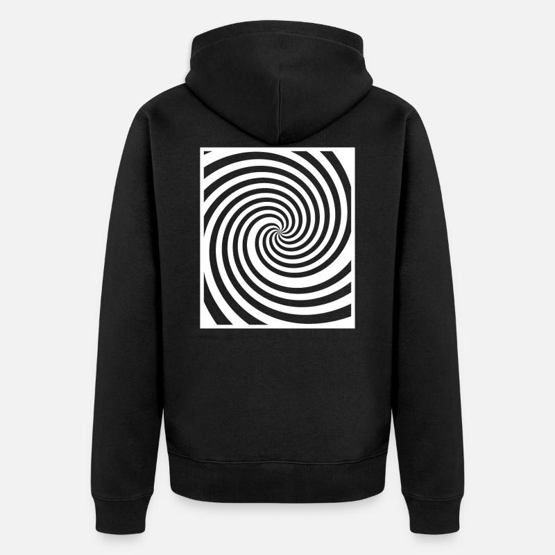 STRUDEL (w) - Unisex Premium Bio Zip Hoodie - Schwarz