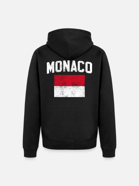 Monaco - Veste à capuche bio Premium Unisexe - noir