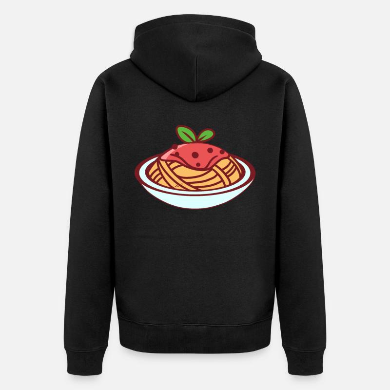 Spaghettis - Veste à capuche bio Premium Unisexe - noir