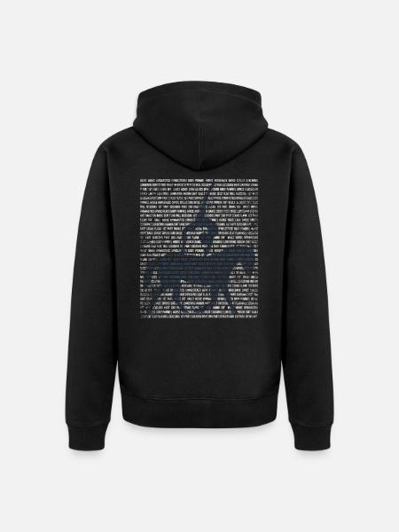 Vaulting equestrian gift - Unisex Premium Organic Zip Hoodie - black