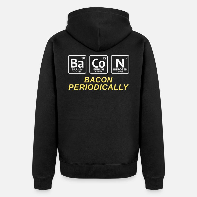 Speck regelmäßig - Unisex Premium Bio Zip Hoodie - Schwarz