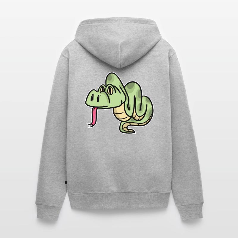 Python Unisex Premium Bio Zip Hoodie