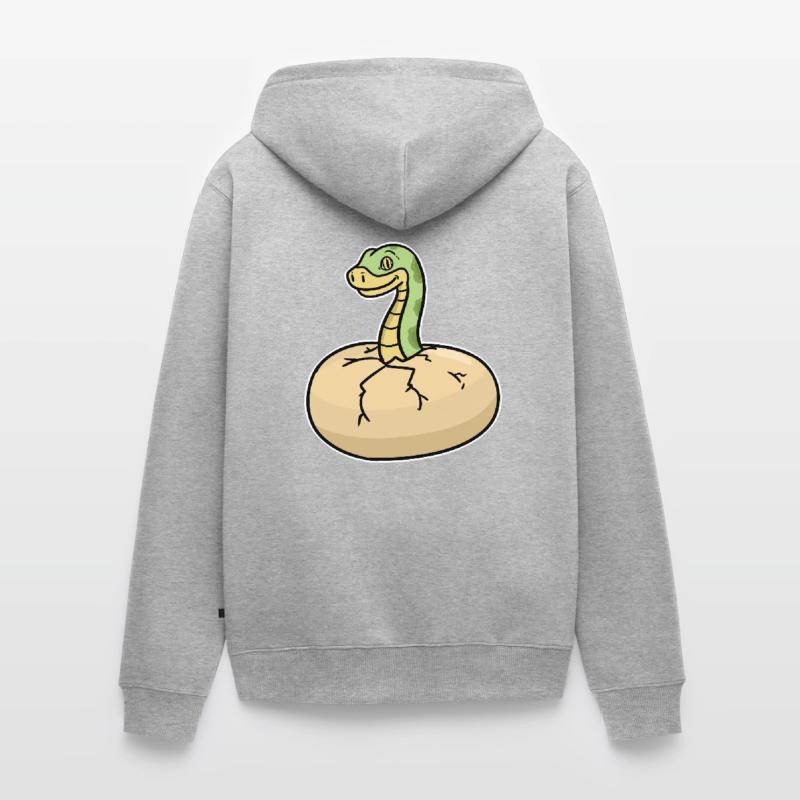 Python Unisex Premium Bio Zip Hoodie