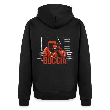 boccia - Veste à capuche bio Premium Unisexe - noir - Dos - Nico (187cm)